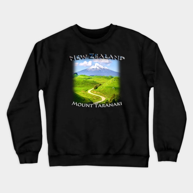 New Zealand - Mount Taranaki Crewneck Sweatshirt by TouristMerch